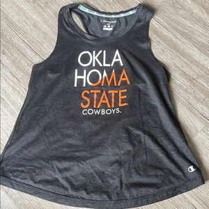 Oklahoma State Champion Charcoal Gray Tank Top